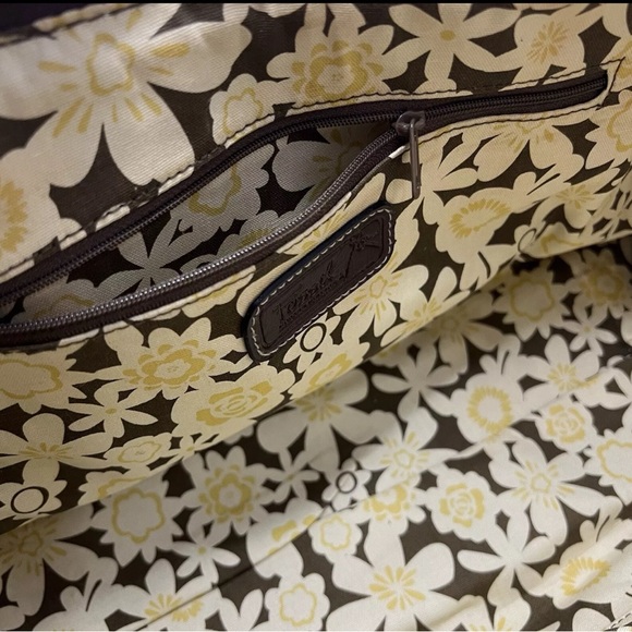 Fossil Reedan Stripe Deadstock Vintage Y2K Striped Satchel Bag Purse Woven - Picture 16 of 16